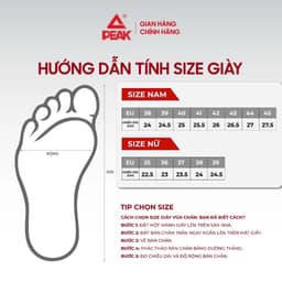 Giày Chạy Bộ Thể Thao Nam PEAK - Giày Running Công Nghệ Đế EVA Siêu Nhẹ Thoáng Khí E29007H 7
