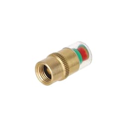 Bộ 4 Van Cảnh Báo Áp Suất Lốp Lõi Đồng Xe Máy, Ô Tô, Theo Dõi Áp Suất Bánh Xe Với 3 Màu Kèm Con Tán Và Cờ Lê Lắp Ráp 8