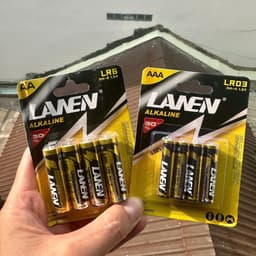 vỉ 4 viên Pin nhỏ AAA (3A)/ Pin to AA/ (2A) Lanen 1