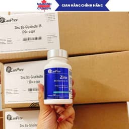 (Bill Canada) Viên uống Zinc25 Bis.Glycinate 25 và Zinc50 Ultra Strength CanPrev 4