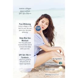 Phấn Nước Dưỡng Ẩm Klavuu Blue Pearlsation High Coverage Marine Collagen Aqua Cushion SPF50+ 12g 4