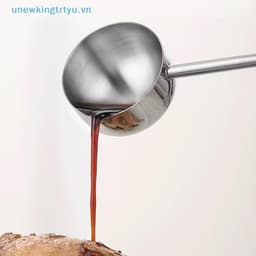 Thìa Đổ Dầu Thép Không Gỉ Tay Cầm Dài-Thìa Gia Vị-Thìa Dầu Nóng-Thìa Trưng Mắm Tôm-Thìa Trưng Nước Châm 6