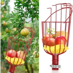 Giỏ hái trái cây dụng cụ giật hái trái cây lồng vặt hoa quả trên cao tiện lợi HT-shopls 2