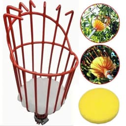 Giỏ hái trái cây dụng cụ giật hái trái cây lồng vặt hoa quả trên cao tiện lợi HT-shopls 3