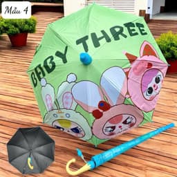 Ô Dù Hình Kuromi, Melody, Baby three, NaTra Cán Dài Tặng Kèm Còi  Màu Hồng, Màu Tím Cho Bé Gái - Ô Dù Trẻ Em Cao Cấp 2