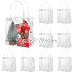 combo 10🔥[FLASH SALE] Túi Tote PVC Trong Suốt - Đựng Quà Giáng Sinh, Mỹ Phẩm, Sách | Size S-M-L-XL 7