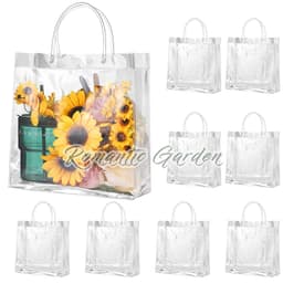 combo 10🔥[FLASH SALE] Túi Tote PVC Trong Suốt - Đựng Quà Giáng Sinh, Mỹ Phẩm, Sách | Size S-M-L-XL 8