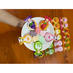 Combo 1kg Thạch Que Kem Hương Trái Cây Phô Mai Sữa Chua Hình Trái Cây, Que Kem, Chân Mèo, Móng Vuốt 6