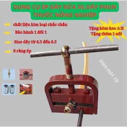 Dụng cụ ép cốt dây rửa xe, dây phun thuốc nông nghiệp kích thước dây 6,5 đến 8,5 1