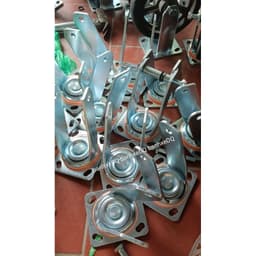 [KKTHN] Càng Bánh Xe Đẩy Dày 5.5 Ly Cho Bánh Xe Đường Kính D150, D200 Siêu Tải Trọng 4