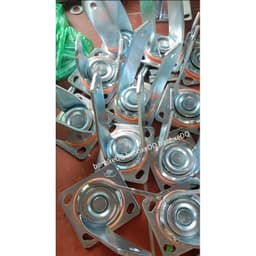 [KKTHN] Càng Bánh Xe Đẩy Dày 5.5 Ly Cho Bánh Xe Đường Kính D150, D200 Siêu Tải Trọng 3