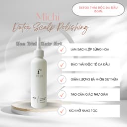 Bộ dầu gội tẩy da chết da đầu, kiềm dầu,mọc tóc,ngăn rụng và gàu,nấm,ngứa Michi hàng chính hãng 4