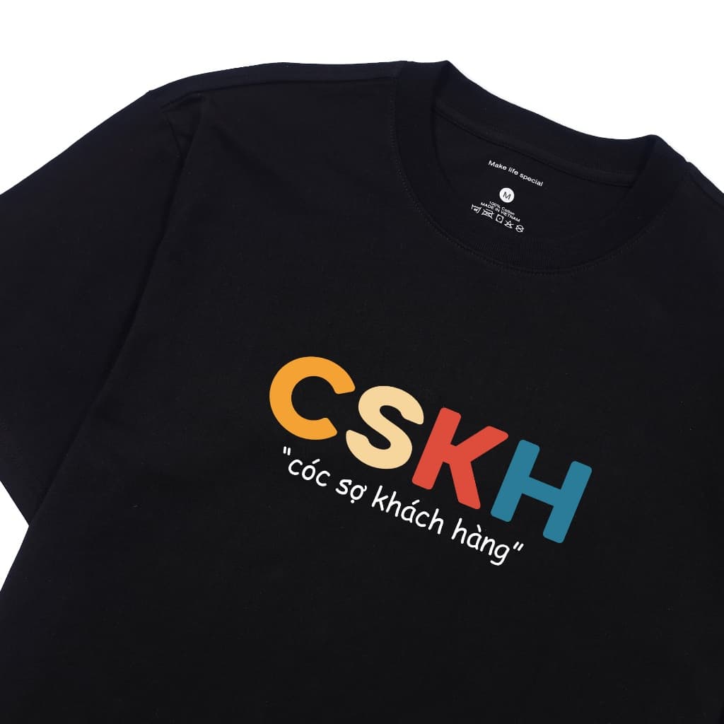 Áo Thun Chăm Sóc Khách Hàng Nghề Nghiệp Công Việc Công Sở Văn Phòng Câu Nói Hài Hước Form Oversize