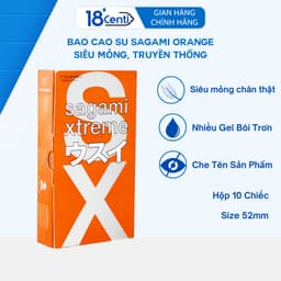 Bao cao su Sagami Orange kiểu truyền thống hộp 10 chiếc 2