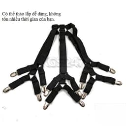 Bộ Kẹp Ga Giường Chống Xê Dịch Chắc Chắn, Giữ Phẳng Có Đệm Nhựa Chống Rách Tiện Lợi 7