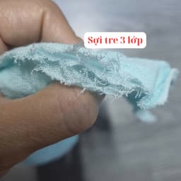 Khăn sữa Gee cao cấp, set 5 khăn sợi tre/muslin cho bé sơ sinh, không bụi vải, mềm mịn, thấm hút 4