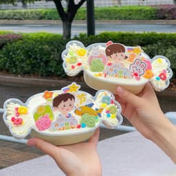[2025] combo 5 Hộp bánh kem thiếu nhi 1/6, hộp bánh thiếu nhi bé trai bé gái, hộp hình chiếc kẹo mẫu mới 2025 7