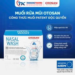 Muối Rửa Mũi Otosan Nasal Wash Chứa Natri Clorua, Natri bicarbonate Và Gyaluronan, Hộp 30 Gói 7