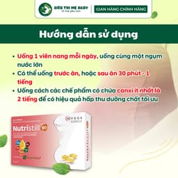 Vitamin bầu NUTRISTILL 90 Chính hãng Italia 30v - Bổ sung sắt, acid folic, DHA + vitamin tổng hợp cho mẹ bầu 5