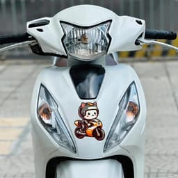 Sticker Biker Cat Cute - Dán Xe Máy, Trang Trí Laptop, Điện Thoại, Chống Nước, Chống Xước. 3