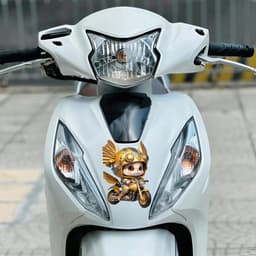 Sticker Biker Cat Cute - Dán Xe Máy, Trang Trí Laptop, Điện Thoại, Chống Nước, Chống Xước. 5