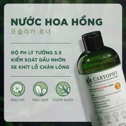 Nước cân bằng không cồn cho da mụn Caryophy Portulaca Toner 300ml 6