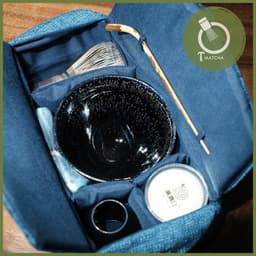 Túi vải lụa đựng đồ pha tra matcha có quai 7