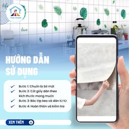 Cuộn Xốp PVC ( 60cm x 3m ) vân đá hoa cương sẵn keo tự dính, siêu đẹp chống thấm nước, phủ bóng 8