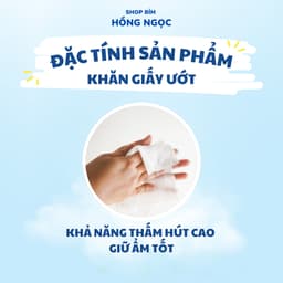 [1 Thùng 15 GÓI] Khăn ướt không mùi Anbeis - chứa tinh chất trà xanh an toàn cho da nhạy cảm 7