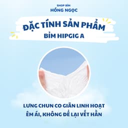 [Combo 100 miếng] Tã Bỉm Quần Hipgig A form xuông bản nâng cấp đủ size S-6XL, Bỉm chất lượng giá rẻ cho bé 7