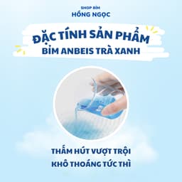 Tã Bỉm Dán/Quần ANBEIS ORGANIC Hàng Nội Địa Cao Cấp Đủ Size NB/S/M/L/XL/2XL/3XL 7