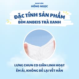 Tã Bỉm Dán/Quần ANBEIS ORGANIC Hàng Nội Địa Cao Cấp Đủ Size NB/S/M/L/XL/2XL/3XL 8