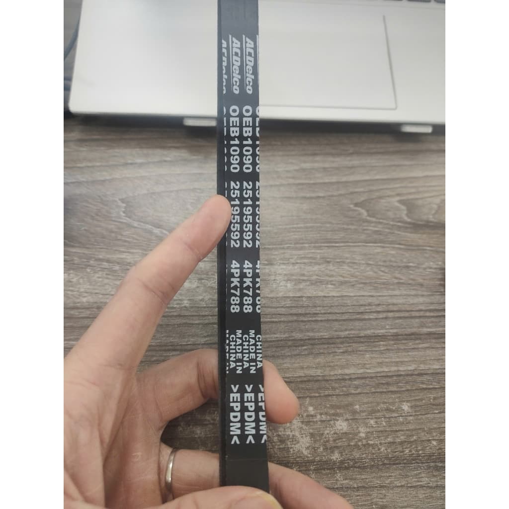 Dây curoa điều hoà + bơm nước Spark 2018 thước điện Gm:25195592 -25182776