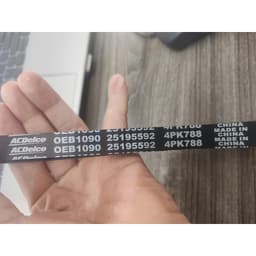 Dây curoa điều hoà + bơm nước Spark 2018 thước điện Gm:25195592 -25182776 4