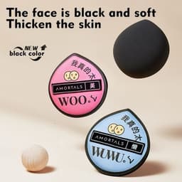 Mút Tán Kem Nền AMORTALS Big Size Bộ Mút Trang Điểm XL Kèm Hộp Đựng Mút Tán Phấn Cushion Mềm Mịn DOLLYDOLLY COSMETICS 4