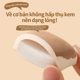Mút Tán Kem Nền AMORTALS Big Size Bộ Mút Trang Điểm XL Kèm Hộp Đựng Mút Tán Phấn Cushion Mềm Mịn DOLLYDOLLY COSMETICS 5