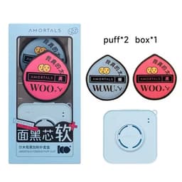 Mút Tán Kem Nền AMORTALS Big Size Bộ Mút Trang Điểm XL Kèm Hộp Đựng Mút Tán Phấn Cushion Mềm Mịn DOLLYDOLLY COSMETICS 2