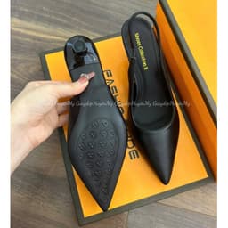 Giày Cao Gót Mũi Nhọn 5P Da Mềm Thiết Kế Basic Dễ Phối Đồ Hàng Cao Cấp Full Hộp ( AH49 ) 9
