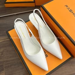 Giày Cao Gót Mũi Nhọn 5P Da Mềm Thiết Kế Basic Dễ Phối Đồ Hàng Cao Cấp Full Hộp ( AH49 ) 6