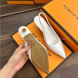 Giày Cao Gót Mũi Nhọn 5P Da Mềm Thiết Kế Basic Dễ Phối Đồ Hàng Cao Cấp Full Hộp ( AH49 ) 2