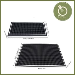 Thảm cao su pha chế nhiều cỡ viền trắng 3
