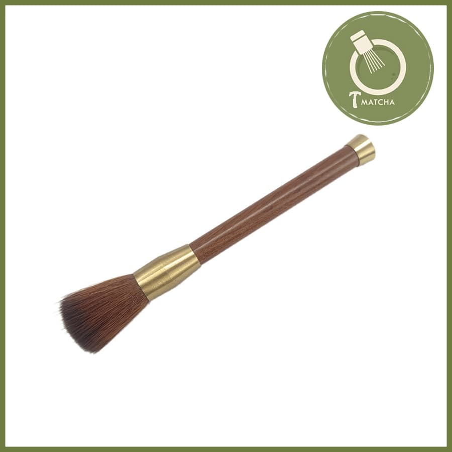 Chổi phủi bột matcha thân gỗ (khuyên đồng)
