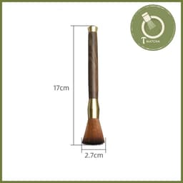 Chổi phủi bột matcha thân gỗ (khuyên đồng) 3