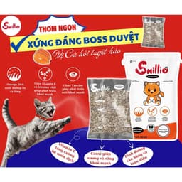 [BAO 20KG] Thức Ăn Hạt Smillie Cho Mèo Trưởng Thành Vị Cá Hồi, ngon bổ rẻ 3