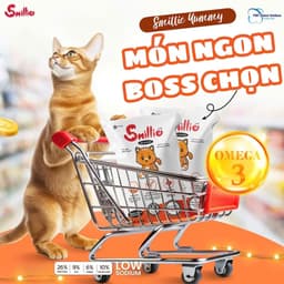 [BAO 20KG] Thức Ăn Hạt Smillie Cho Mèo Trưởng Thành Vị Cá Hồi, ngon bổ rẻ 7