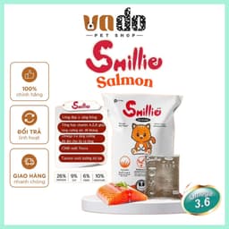 [BAO 20KG] Thức Ăn Hạt Smillie Cho Mèo Trưởng Thành Vị Cá Hồi, ngon bổ rẻ 1