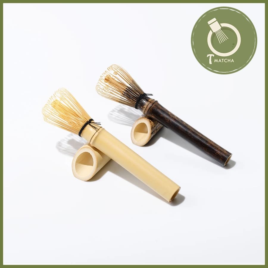 Chổi chasen dài pha trà matcha 32 sợi | Long bamboo whisk