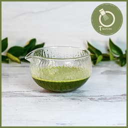 Chawan, Chén thủy tinh sần pha matcha 500ml (JJ-03) 1