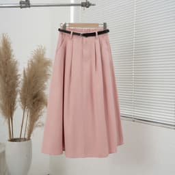 Chân Váy Kaki Kiểu Dáng Xòe,Thiết Kế Cạp Bán Chun Co Giãn Dễ Mặc M2328 4