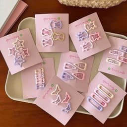 Túi 32 kẹp tách nhiều màu Ngọt Ngào Thời Trang Cho Bé Gái Dễ Thương phong cách HQ free ship 5